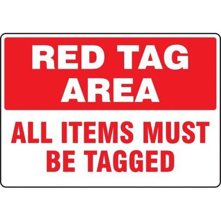 RED TAG AREA SIGN RED TAG AREA  ALL MRTG572XL